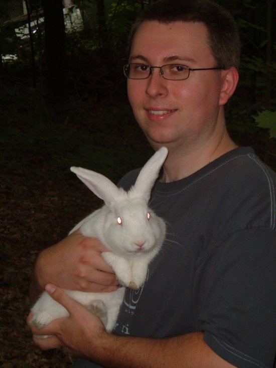 Keith holding gussy