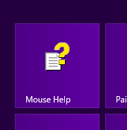 mouse help icon