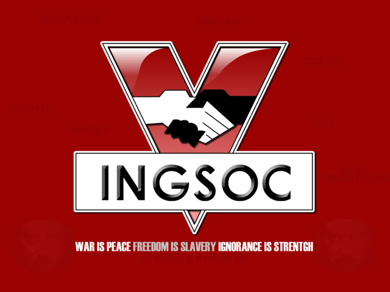 ingsoc wallpaper (red)